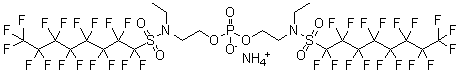 CAS#: 30381-98-7， Ammonium Bis[2-[N-Ethyl(Heptadecafluorooctane)Sulphonylamino]Ethyl] Phosphate