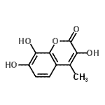 CAS#: 30404-45-6， 3,7,8-Trihydroxy-4-Methyl-2H-Chromen-2-One