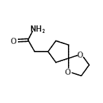 CAS#: 30482-23-6， 2-(1,4-Dioxaspiro[4.4]Non-7-Yl)Acetamide