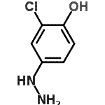CAS 登录号：30613-48-0， 2-氯-4-肼基-苯酚
