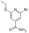 CAS#: 313269-87-3， 2-Bromo-6-(Ethylthio)-4-Pyridinecarboxamide