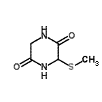 CAS 登录号：31366-53-7， 3-(甲硫基)-2,5-哌嗪二酮