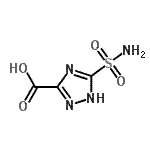 CAS 登录号：313963-93-8， 3-氨基磺酰基-1H-1,2,4-三唑-5-羧酸