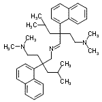 CAS#: 31429-04-6， 3-{[(E)-{2-[2-(Dimethylamino)Ethyl]-4-Methyl-2-(1-Naphthyl)Pentylidene}Amino]Methyl}-N,N,5-Trimethyl-3-(1-Naphthyl)-1-Hexanamine