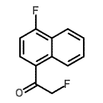 CAS 登录号：315-99-1， 2-氟-1-(4-氟-1-萘基)乙酮