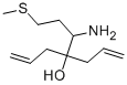 结构式 CAS# 315249-26-4, 4-(1-氨基-3-甲硫基-丙基)-庚-1,6-二烯-4-醇