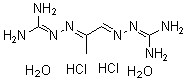 CAS 登录号：31959-87-2， 1,1'-(甲基乙烷二亚基二次氮基)联胍二盐酸盐二水合物