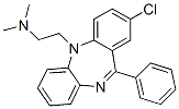CAS 登录号：32047-66-8， 2-(8-氯-6-苯基苯并[b][1,5]苯并二氮杂卓-11-基)-N,N-二甲基乙胺