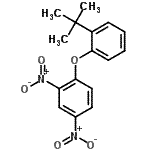CAS#: 32101-58-9， 1-[2-(2-Methyl-2-Propanyl)Phenoxy]-2,4-Dinitrobenzene