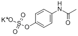 结构式 CAS# 32113-41-0, 扑热息痛硫酸酯钾盐