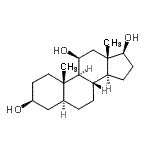 CAS#: 32212-65-0， (3beta,5alpha,11beta,17beta)-Androstane-3,11,17-Triol
