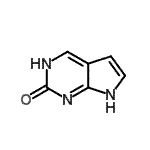 结构式 CAS# 322728-22-3, 1,7-二氢-2H-吡咯并[2,3-d]嘧啶-2-酮