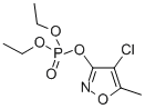 CAS 登录号：32306-28-8， (4-氯-5-甲基-1,2-恶唑-3-基)二乙基磷酸酯
