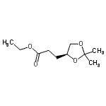 CAS#: 32326-39-9， Ethyl 3-[(4S)-2,2-Dimethyl-1,3-Dioxolan-4-Yl]Propanoate