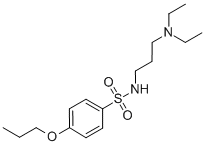 CAS#: 32410-96-1， N-(3-Diethylaminopropyl)-4-Propoxybenzenesulfonamide