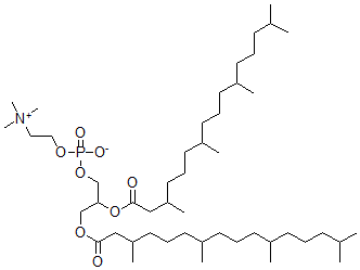 CAS#: 32448-32-1, 2,3-Bis(3,7,11,15-Tetramethylhexadecanoyloxy)Propyl 2-Trimethylazaniumylethyl Phosphate