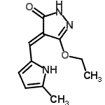 CAS#: 324548-14-3， (4E)-5-Ethoxy-4-[(5-Methyl-1H-Pyrrol-2-Yl)Methylene]-2,4-Dihydro-3H-Pyrazol-3-One