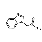 CAS#: 328072-68-0， 1-[(Methylsulfinyl)Methyl]-1H-Benzimidazole