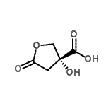 CAS#: 32814-34-9， (3R)-3-Hydroxy-5-Oxotetrahydro-3-Furancarboxylic Acid
