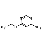 结构式 CAS# 3289-43-8, 6-乙氧基-4-嘧啶胺