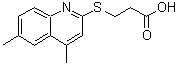 CAS#: 330832-52-5， 3-[(4,6-Dimethyl-2-Quinolinyl)Sulfanyl]Propanoic Acid