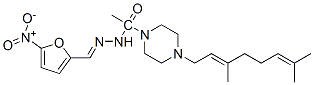 CAS#: 33165-28-5， 2-[4-[(2E)-3,7-Dimethylocta-2,6-Dienyl]Piperazin-1-Yl]-N-[(5-Nitrofuran-2-Yl)Methylideneamino]Acetamide