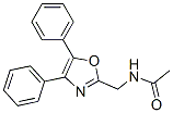 CAS#: 33178-39-1， N-[[4,5-Di(Phenyl)-1,3-Oxazol-2-Yl]Methyl]Acetamide