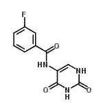 CAS#: 333343-48-9， N-(2,4-Dioxo-1,2,3,4-Tetrahydro-5-Pyrimidinyl)-3-Fluorobenzamide