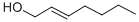 structure of CAS# 33467-76-4, trans-2-Hepten-1-Ol;Hept-2-En-1-Ol;2-Heptenol;2-Hepten-1-Ol, (2E)-