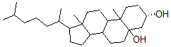 CAS#: 3347-60-2， (3S)-10,13-Dimethyl-17-(6-Methylheptan-2-Yl)-1,2,3,4,6,7,8,9,11,12,14,15,16,17-Tetradecahydrocyclopenta[a]Phenanthrene-3,5-Diol