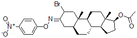 CAS#: 33510-44-0， [(3E,5S,8R,9S,10S,13S,14S,17S)-2-Bromo-10,13-Dimethyl-3-(4-Nitrophenoxy)Imino-1,2,4,5,6,7,8,9,11,12,14,15,16,17-Tetradecahydrocyclopenta[a]Phenanthren-17-Yl] Acetate