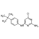 CAS#: 335444-26-3， 6-Chloro-N<Sup>4</Sup>-[4-(2-Methyl-2-Propanyl)Phenyl]-2,4-Pyrimidinediamine