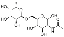 CAS#: 33639-80-4， 2-Acetamido-2-Deoxy-6-O-(alpha-L-Fucopyranosyl)-D-Glucopyranose