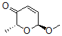 CAS#: 33647-82-4， (2R,6S)-6-Methoxy-2-Methyl-6H-Pyran-3-One