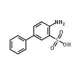 CAS 登录号：3365-88-6， 2-氨基-5-苯基-苯磺酸