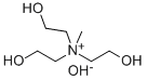 CAS#: 33667-48-0， Tris(2-Hydroxyethyl)Methylammonium Hydroxide