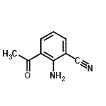 CAS 登录号：33720-72-8， 3-乙酰基-2-氨基苯甲腈