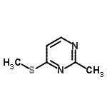 CAS 登录号：33779-33-8， 2-甲基-4-(甲硫基)嘧啶