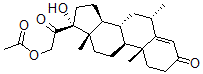 CAS 登录号：3386-03-6， [2-[(6S,8R,9S,10R,13S,14S,17R)-17-羟基-6,10,13-三甲基-3-氧代-2,6,7,8,9,11,12,14,15,16-十氢-1H-环戊二烯并[a]菲-17-基]-2-氧代乙基]乙酸酯