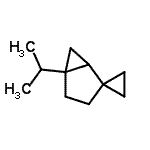 CAS 登录号：33889-88-2， 5-异丙基螺[双环[3.1.0]己烷-2,1'-环丙烷]