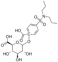 CAS#: 34017-15-7， (2S,3S,4S,5R,6S)-6-[4-(Dipropylsulfamoyl)benzoyl]oxy-3,4,5-trihydroxyoxane-2-carboxylic acid