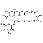 CAS#: 34280-28-9， (7E,13E,15E,17E,19E)-21-[(2R,3S,4S,5S,6R)-4-Amino-3,5-Dihydroxy-6-Methyl-Tetrahydropyran-2-Yl]Oxy-1,3,5,25-Tetrahydroxy-11,12-Dimethyl-9-Oxo-10,27-Dioxabicyclo[21.3.1]Heptacosa-7,13,15,17,19-Pentaene-24-Carboxylic Acid