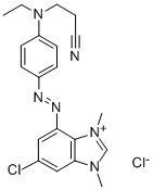 CAS#: 34432-89-8， 3-[[4-(6-Chloro-1,3-Dimethylbenzimidazol-3-Ium-4-Yl)Diazenylphenyl]-Ethylamino]Propanenitrile Chloride