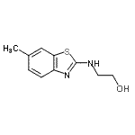 CAS 登录号：34543-76-5， 2-[(6-甲基-1,3-苯并噻唑-2-基)氨基]乙醇