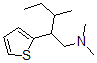 CAS 登录号：34548-72-6， N,N,3-三甲基-2-噻吩-2-基戊烷-1-胺