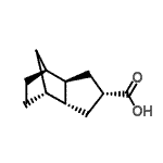 CAS 登录号：34562-02-2， (1R,2R,4S,6R,7S)-三环[5.2.1.0<sup>2,6</sup>]癸烷-4-羧酸
