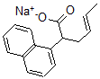 CAS#: 3459-45-8， Sodium (E)-2-Naphthalen-1-Ylhex-4-Enoate