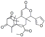 CAS 登录号：3463-88-5， (4R,4aR,7S,8S,11S)-4-(3-呋喃基)-4,4a,5,6,6a,7,8,9,10,11,12,12a-十二氢-4a,7,9,9-四甲基-2,10,13-三氧代-7,11-甲桥-2H-环辛四烯并[f][2]苯并吡喃-8-乙酸甲酯