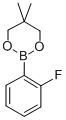 结构式 CAS# 346656-39-1, 1-(5,5-二甲基-1,3,2-二氧硼杂环己烷-2-基)-2-氟苯