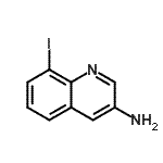 CAS#: 347146-18-3， 8-Iodo-3-Quinolinamine